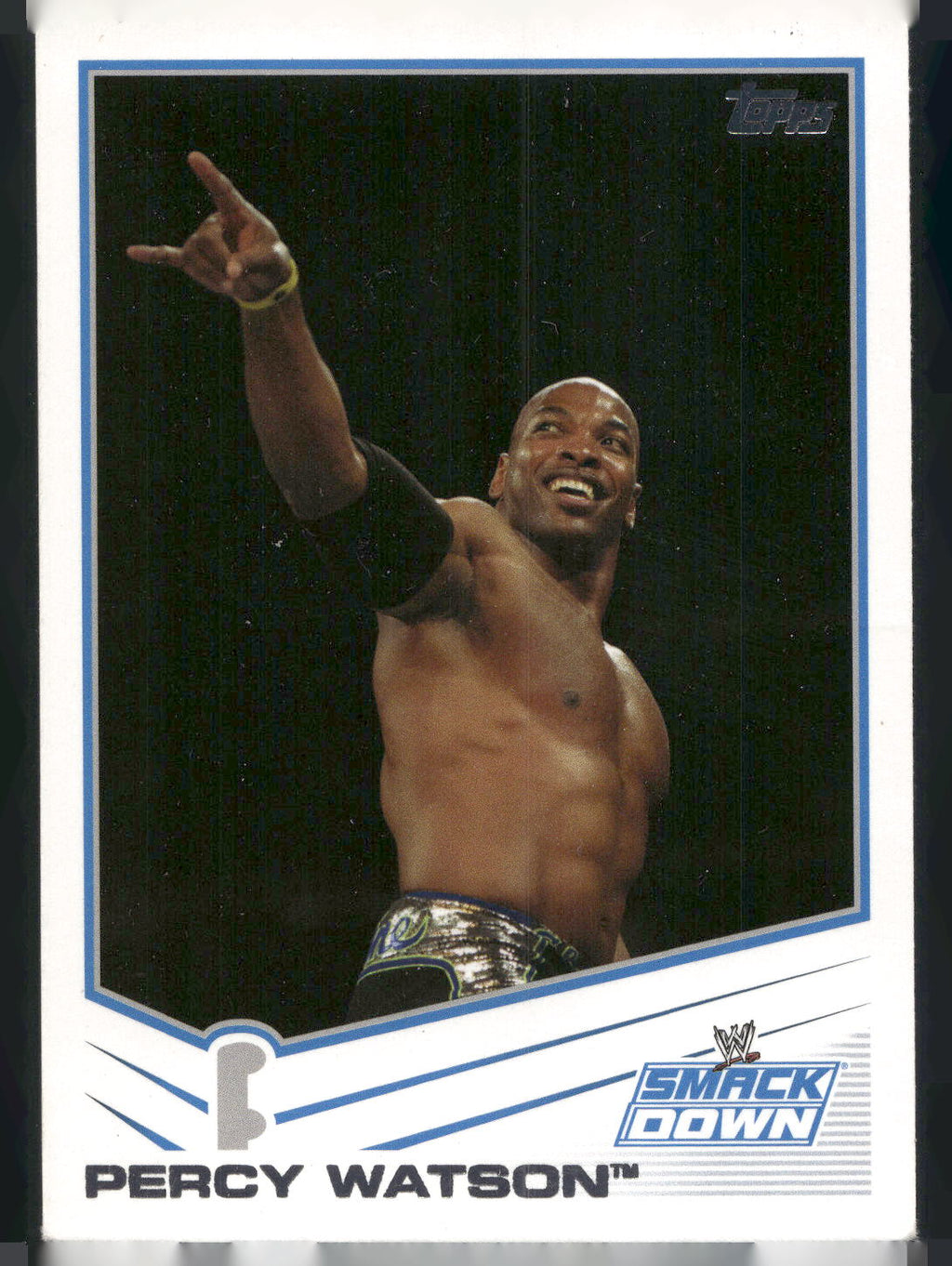 2013 Topps WWE #72 Percy Watson