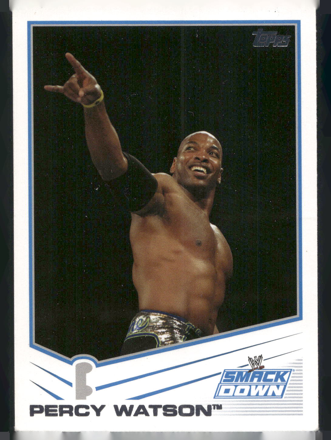 2013 Topps WWE #72 Percy Watson