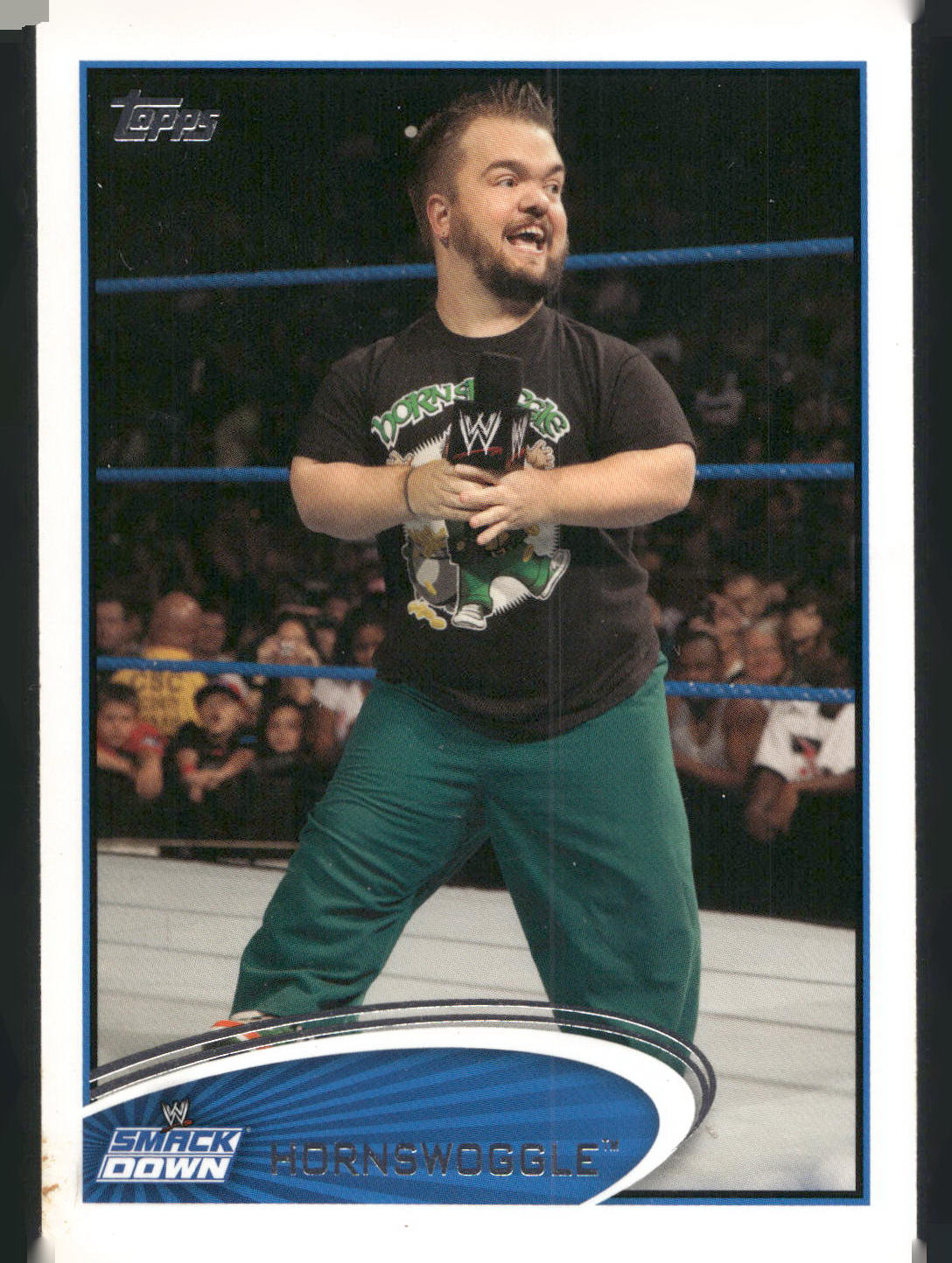 2012 Topps WWE #12 Hornswoggle Blue