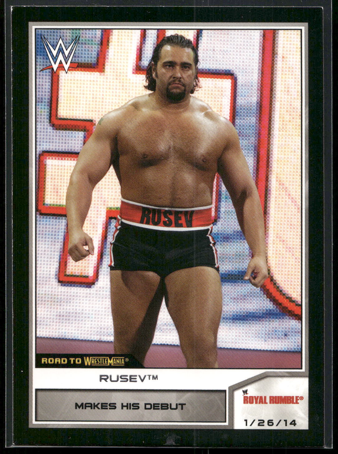 2014 Topps WWE Road to Wrestlemania #72 Rusev