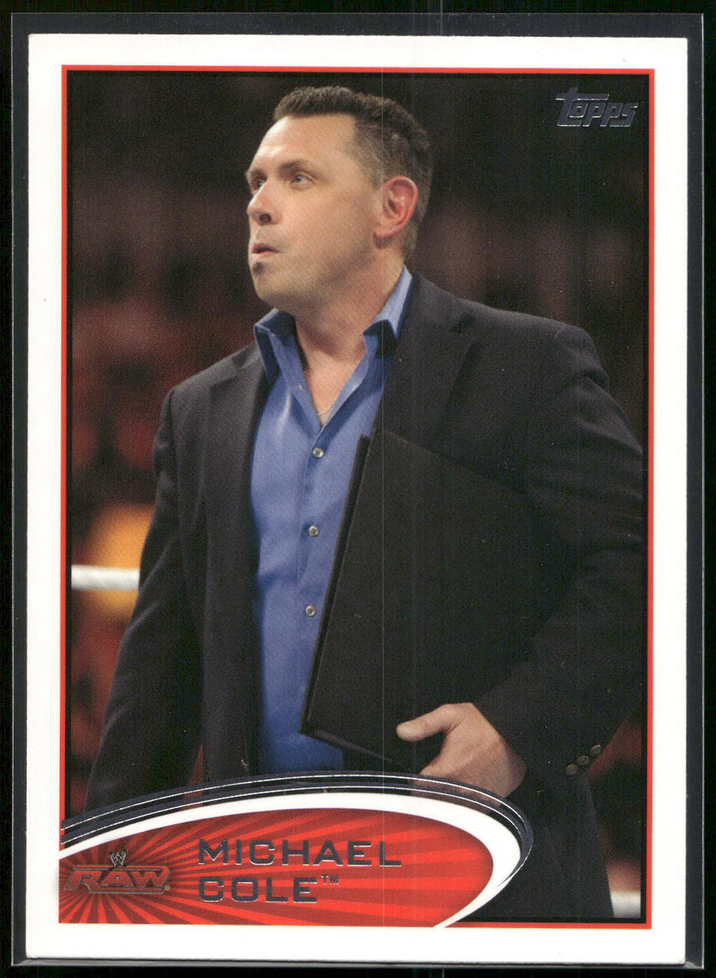 2012 Topps WWE #43 Michael Cole