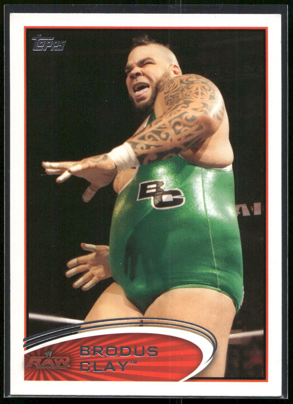 2012 Topps WWE #13 Brodus Clay