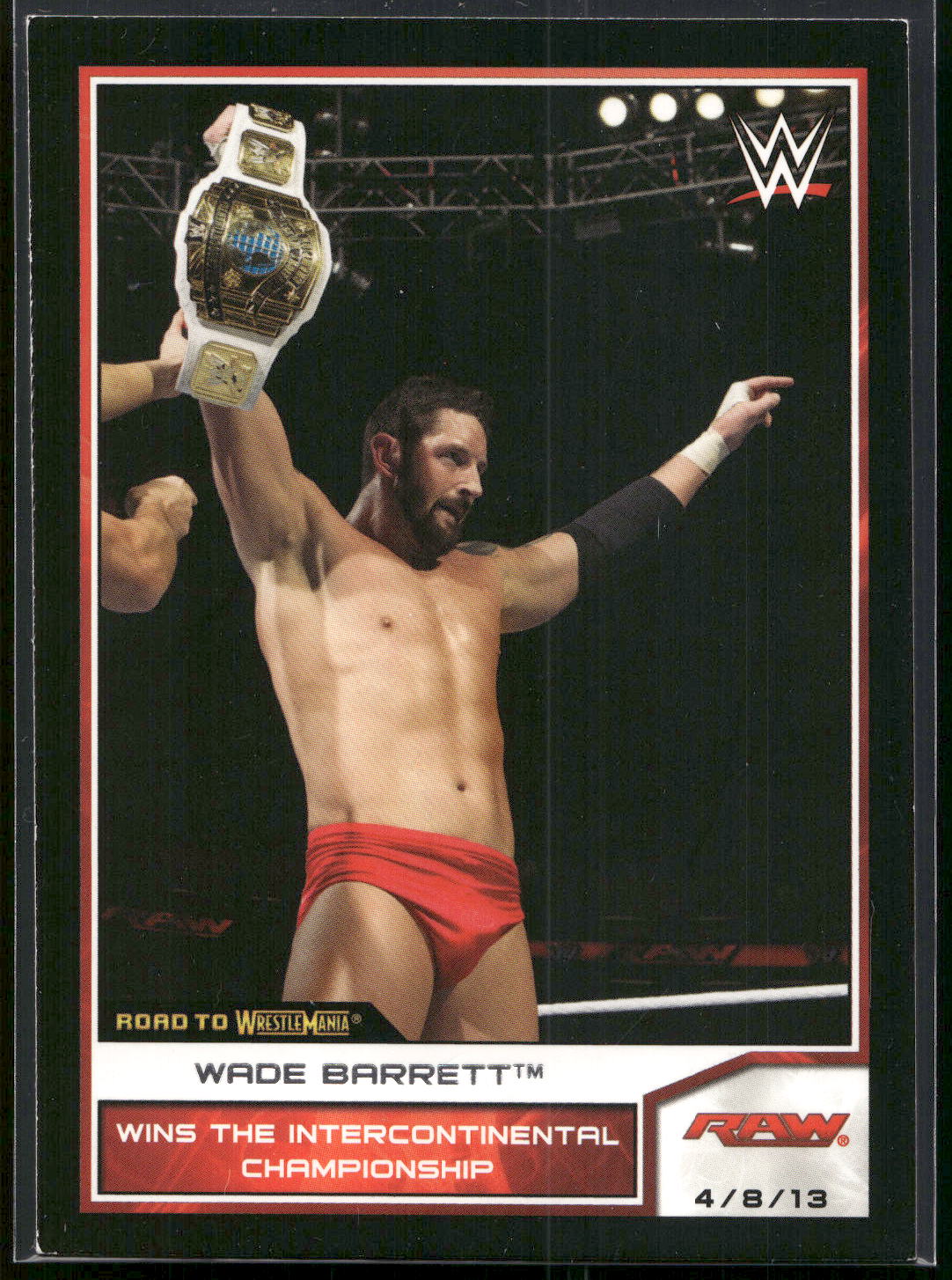 2014 Topps WWE Road to Wrestlemania #1 Wade Barrett