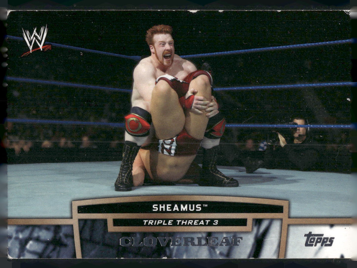 2013 Topps WWE #TT30-3 Sheamus Triple Threat Tier 3