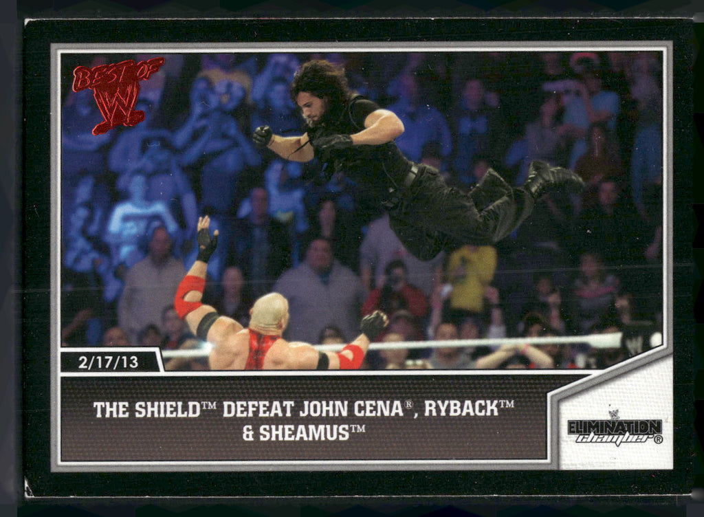 2013 Topps Best of WWE #88 The Shield Defeat John Cena