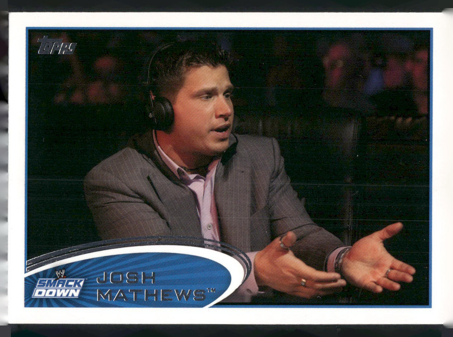 2012 Topps WWE #30 Josh Mathews