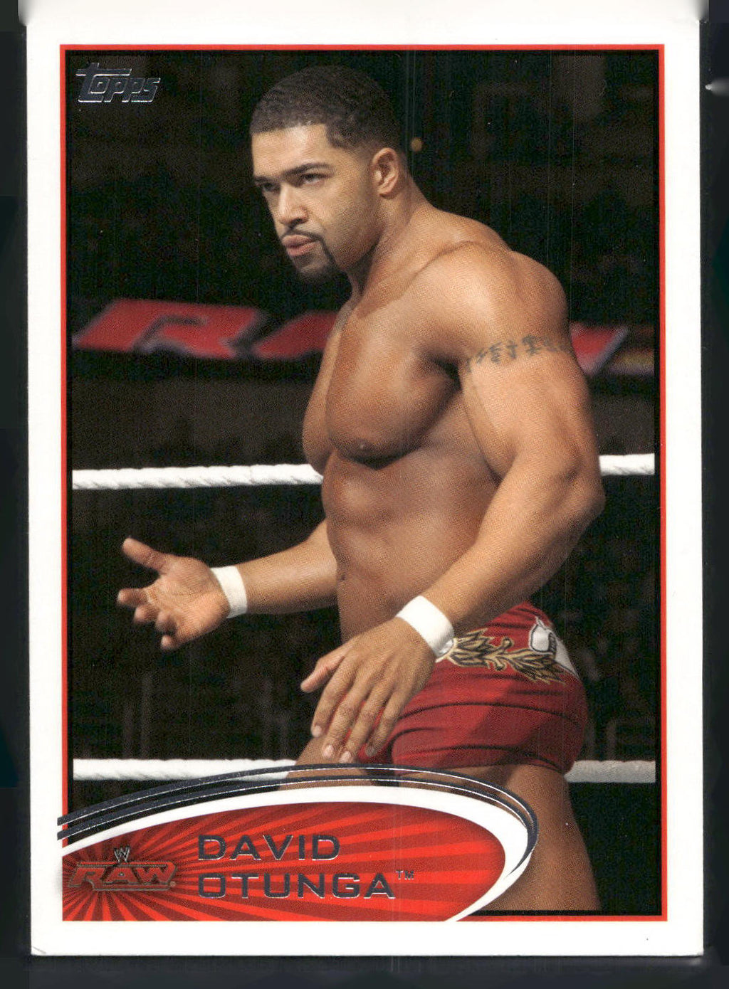 2012 Topps WWE #69 David Otunga