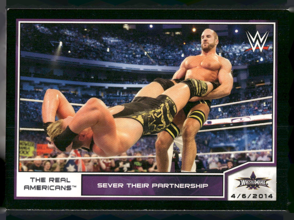 2014 Topps WWE Road to Wrestlemania #100 The Real Americans