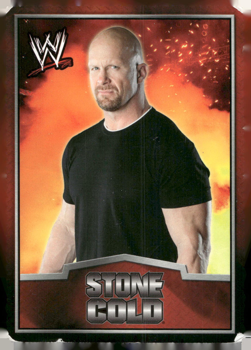 2012 Topps WWE Ringside Relic Dog Tags Inserts #22 Stone Cold Steve Austin