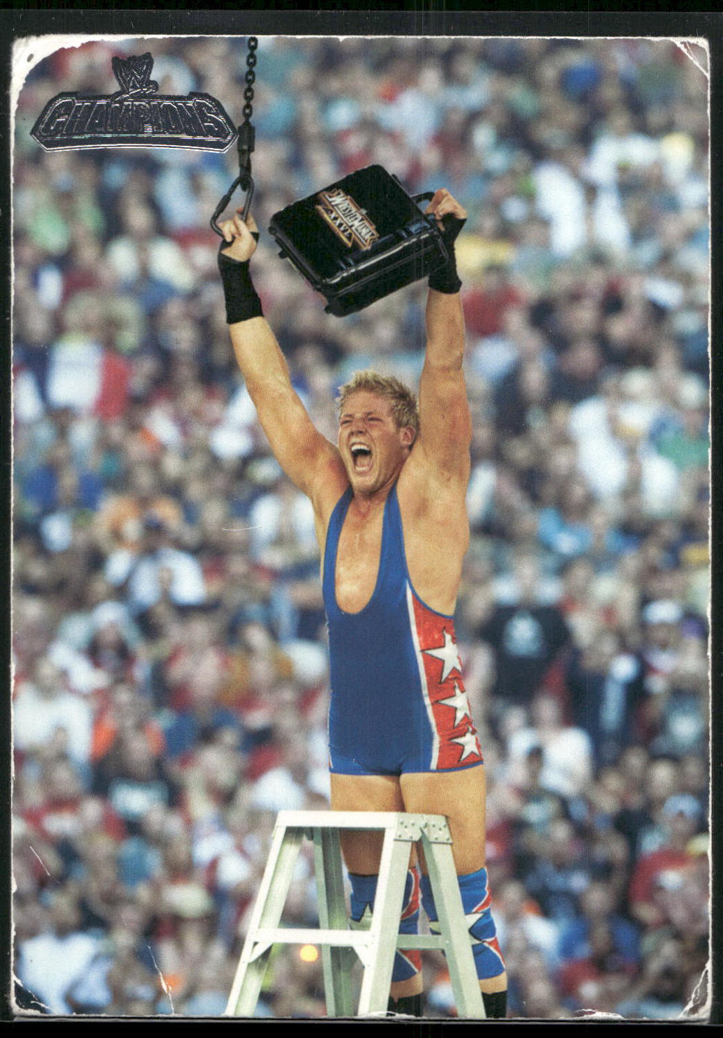 2011 Topps WWE Champions #4 Jack Swagger Wins the Money in the Bank
