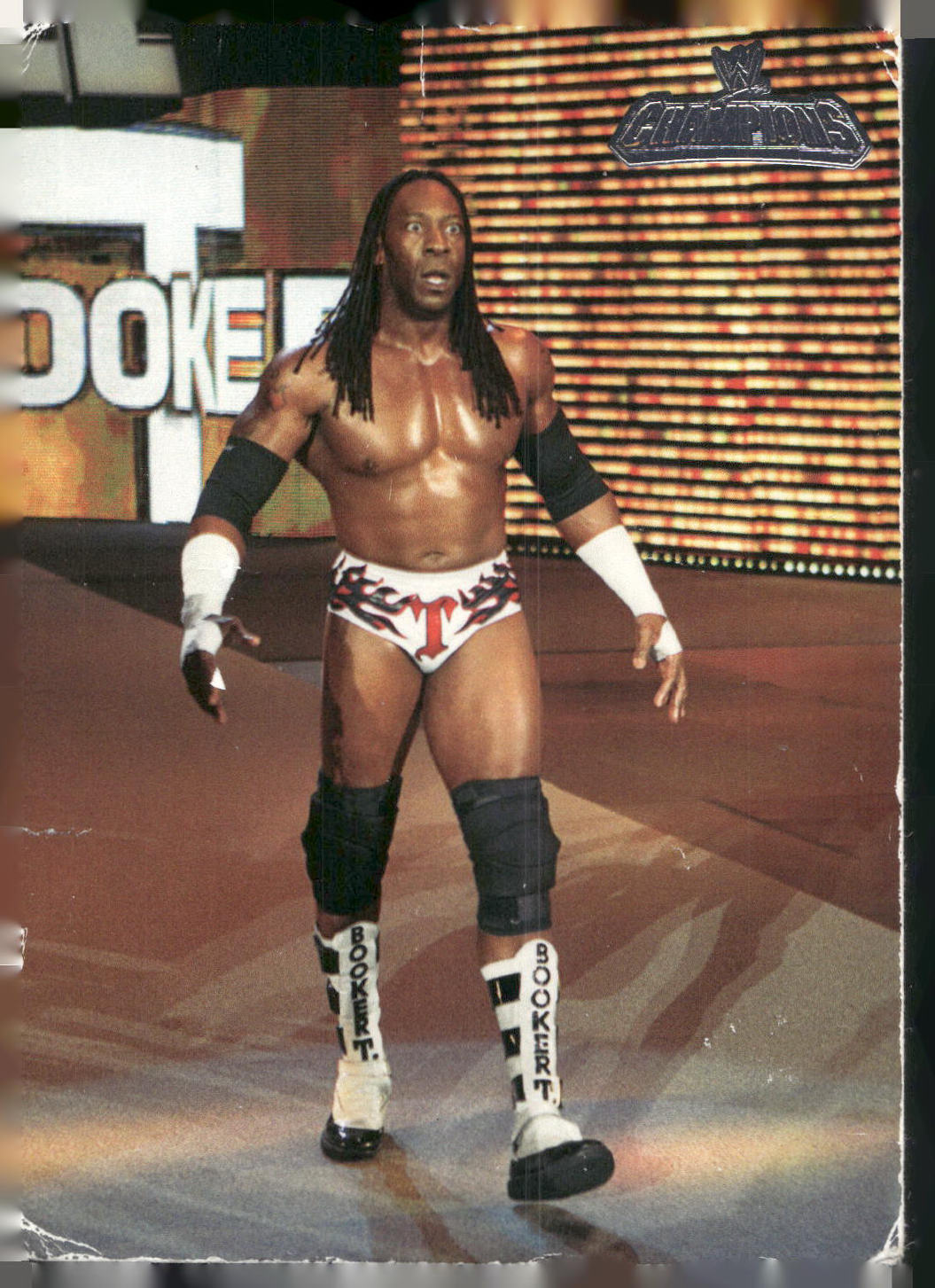 2011 Topps WWE Champions #59 Booker T Enters the Royal Rumble