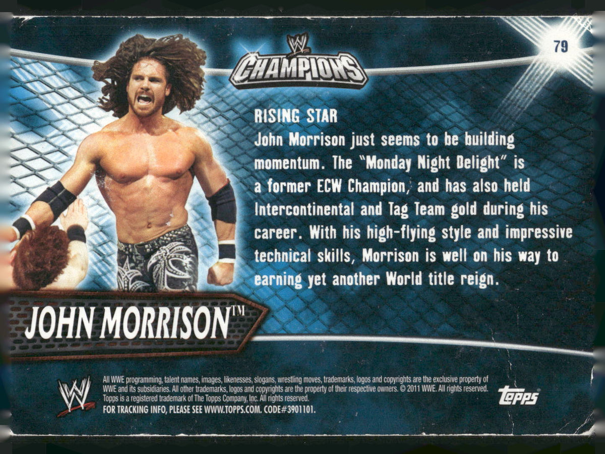 2011 Topps WWE Champions #79 John Morrison
