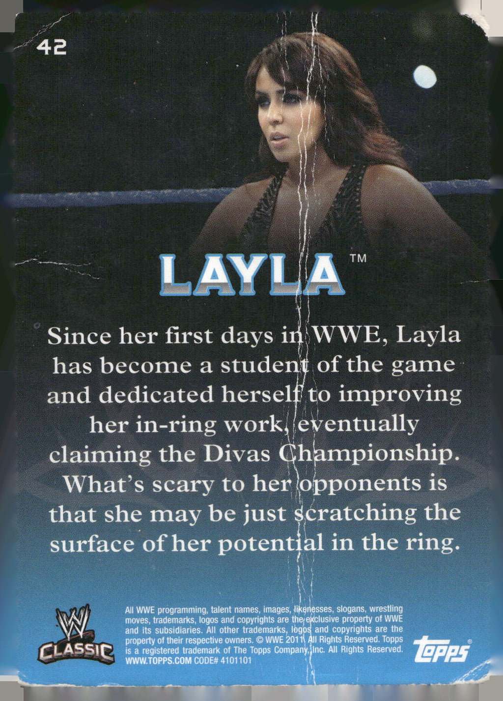 2011 Topps WWE Classic #42 Layla
