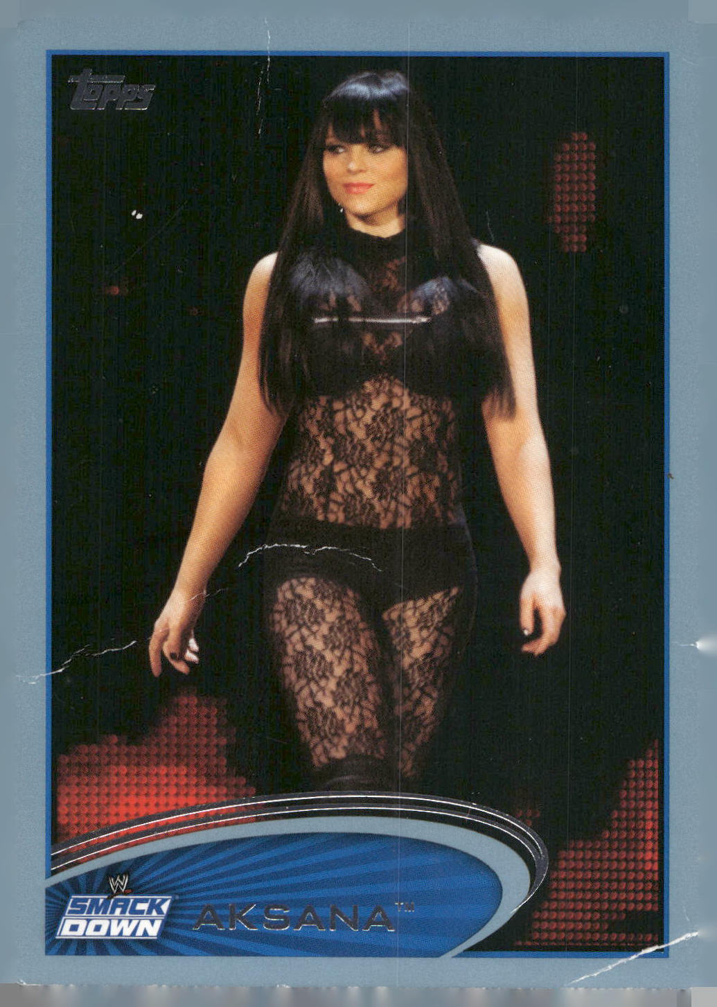2012 Topps WWE #14 Aksana