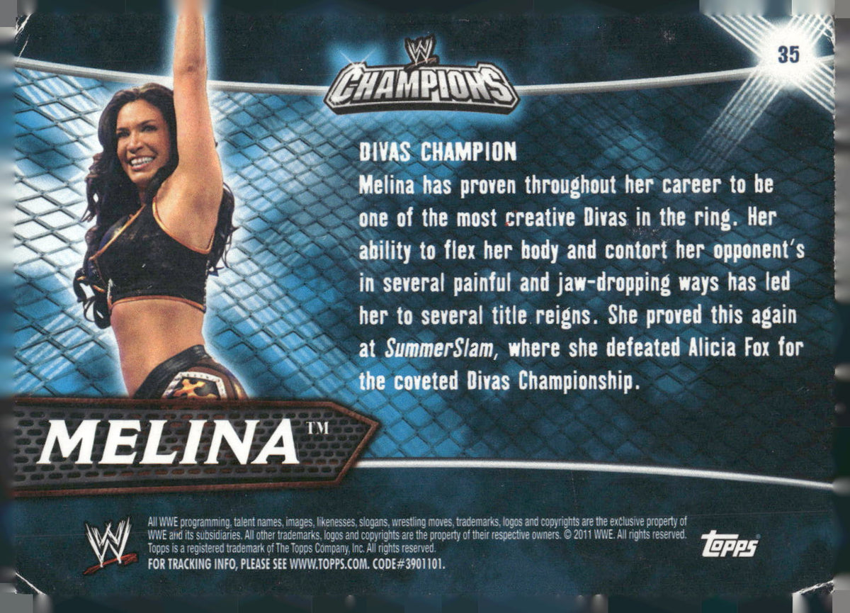 2011 Topps WWE Champions #35 Melina