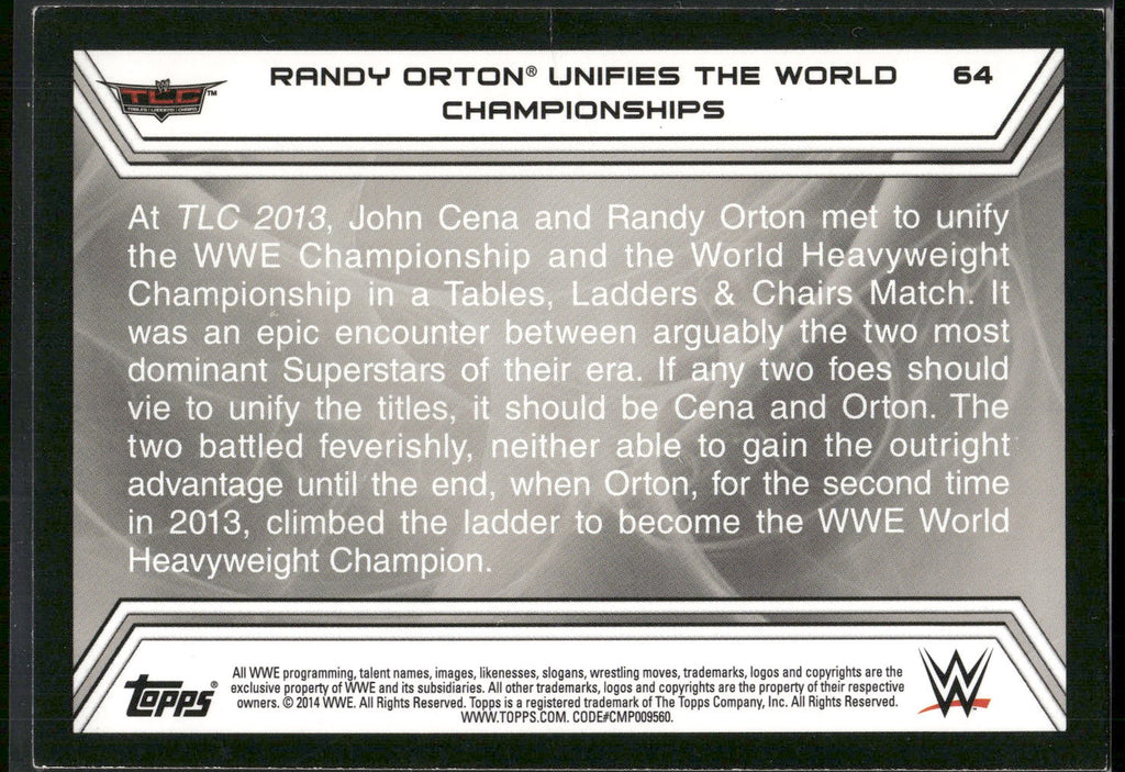 2014 Topps WWE Road to Wrestlemania #64 Randy Orton