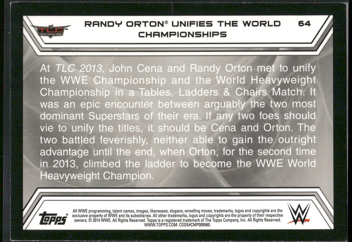 2014 Topps WWE Road to Wrestlemania #64 Randy Orton