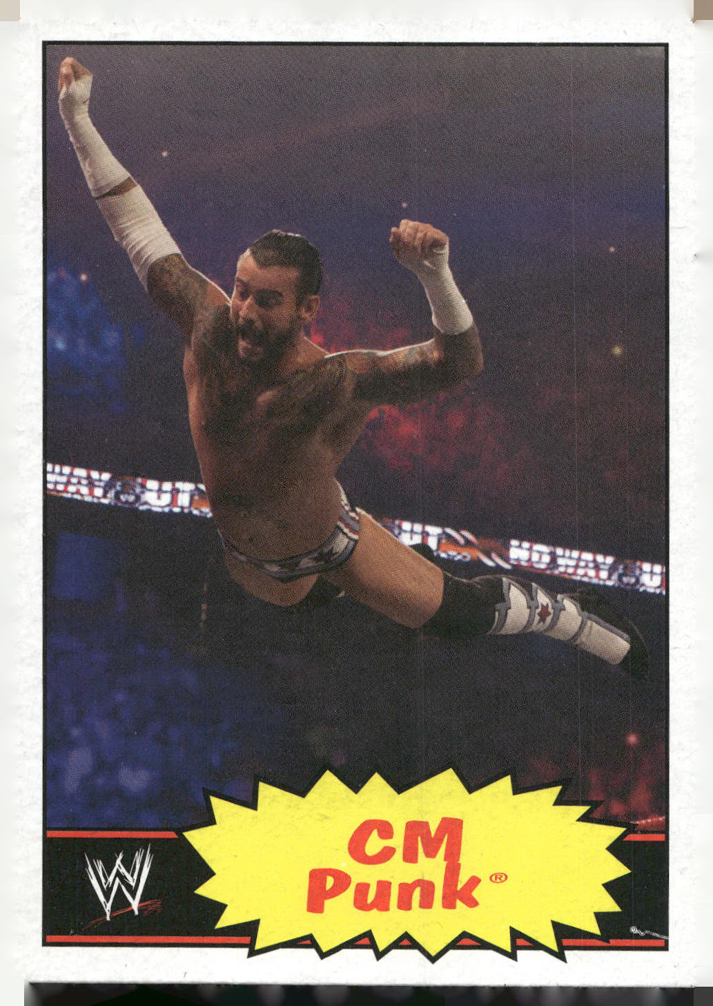 2012 Topps Heritage WWE #12 CM Punk
