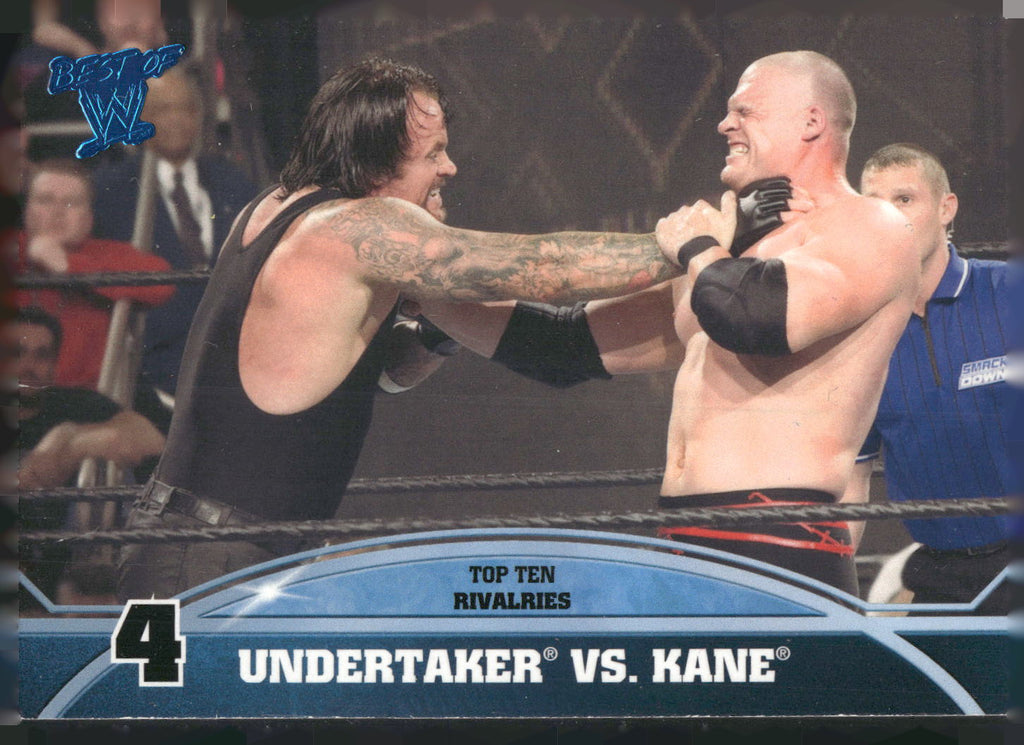 2013 Topps Best of WWE #4 Undertaker / Kane Top 10 Rivalries