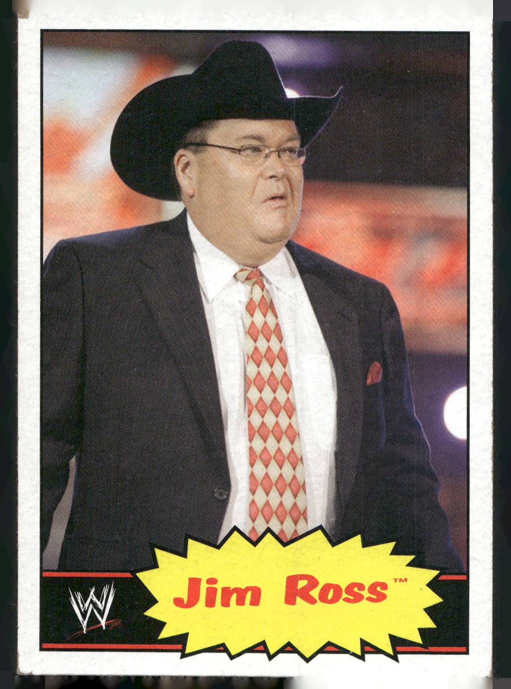 2012 Topps Heritage WWE #49 Jim Ross