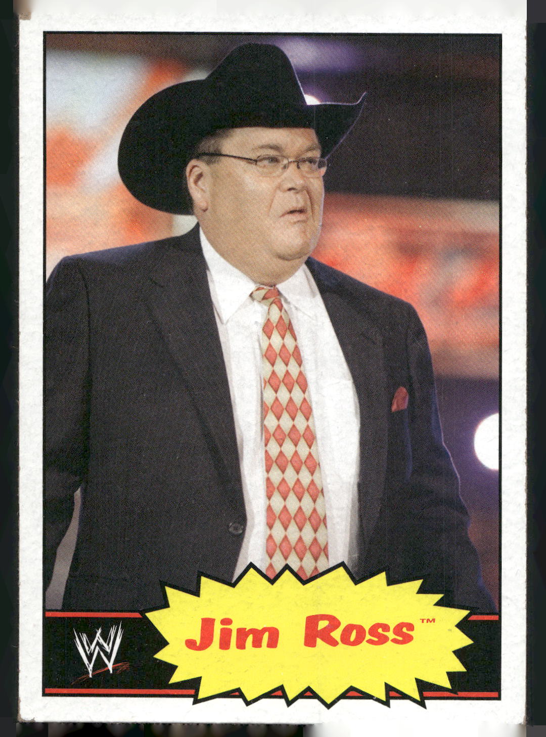 2012 Topps Heritage WWE #49 Jim Ross
