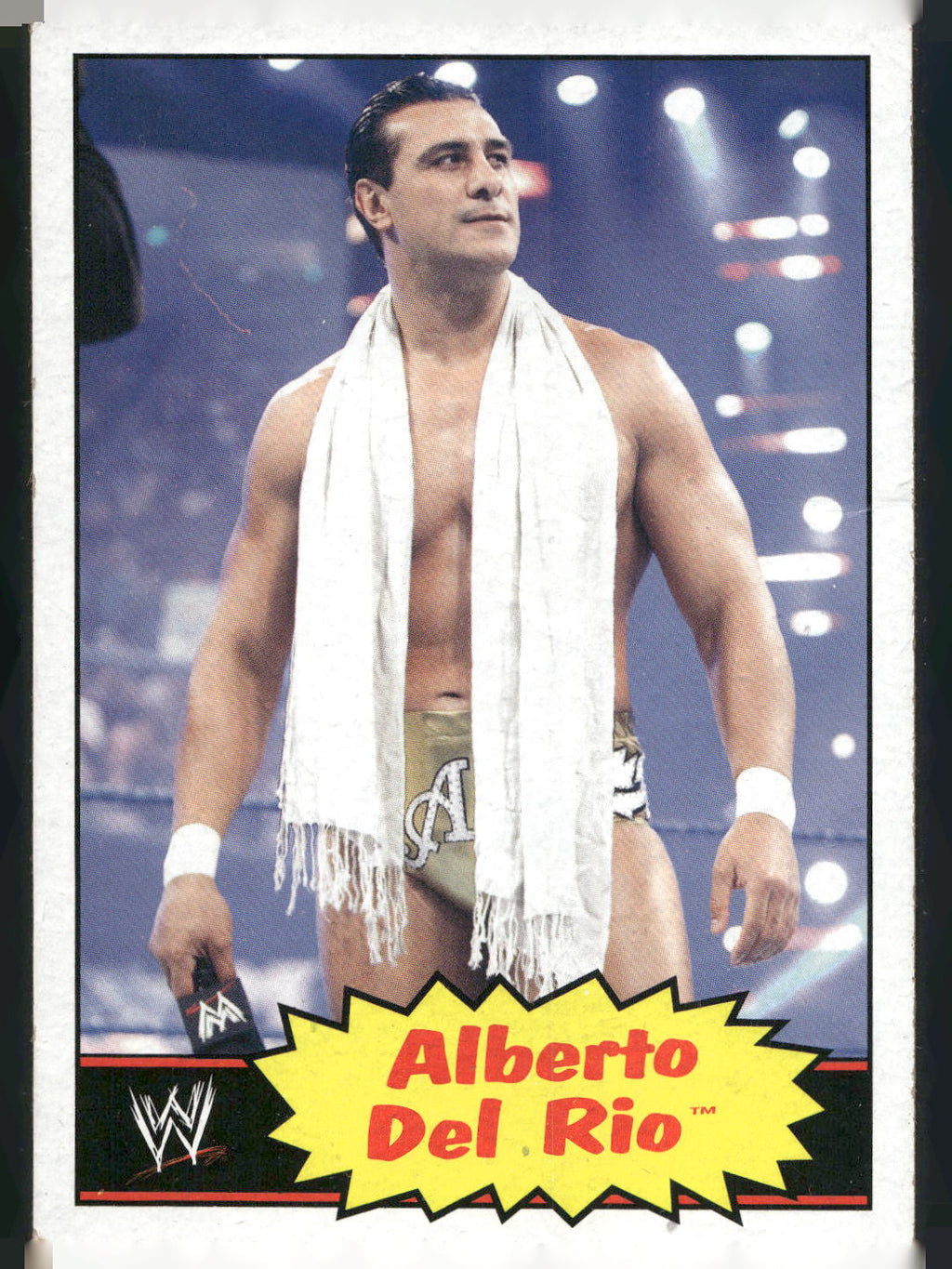 2012 Topps Heritage WWE #3 Alberto Del Rio