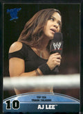 2013 Topps Best of WWE #10 AJ Lee Top 10 Trash Talkers