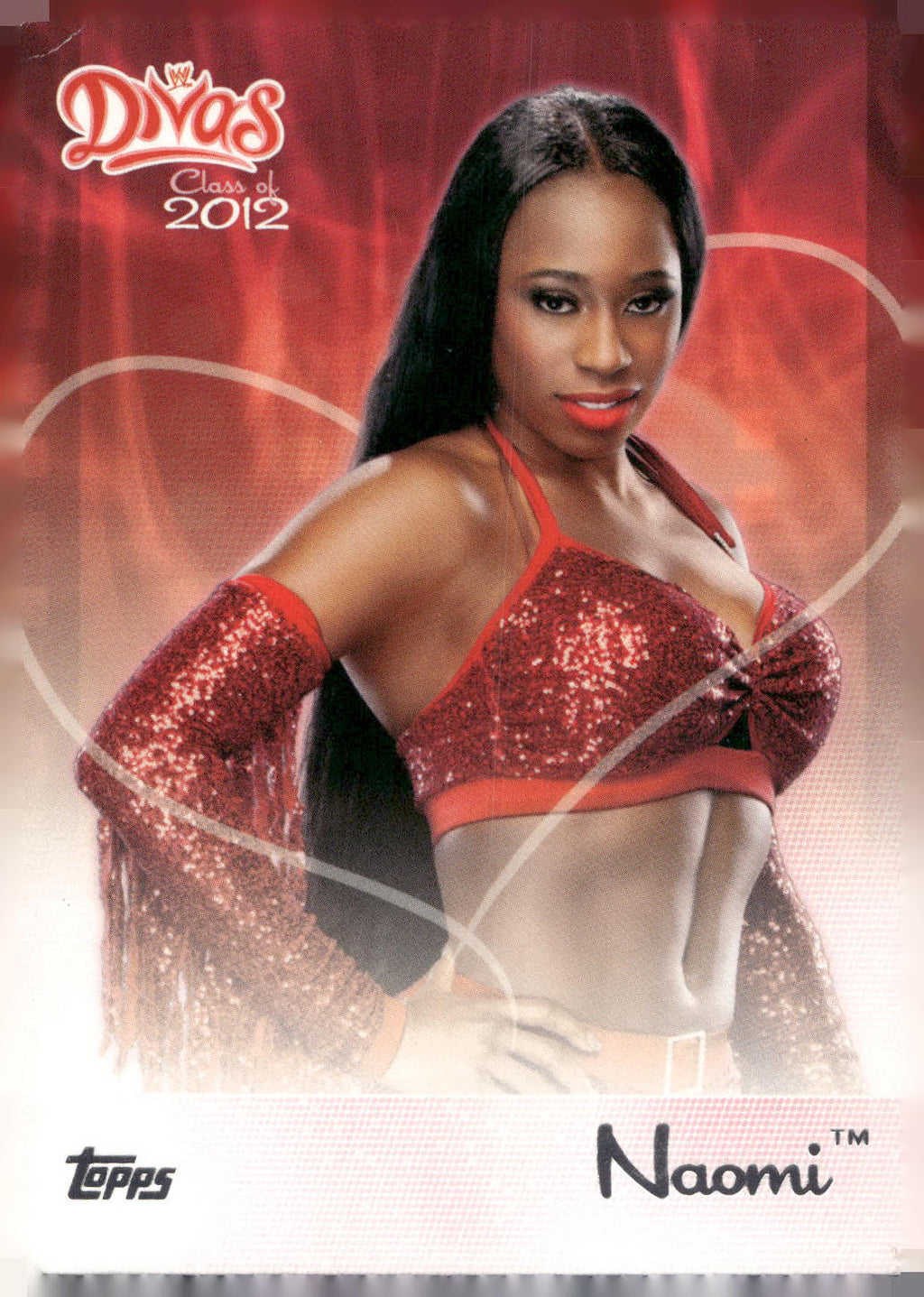 2012 Topps WWE #12 Naomi Divas Class of 2012
