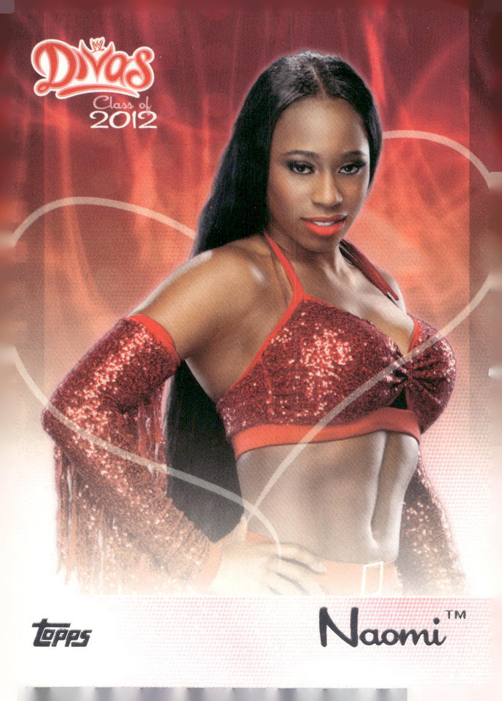 2012 Topps WWE #12 Naomi Divas Class of 2012