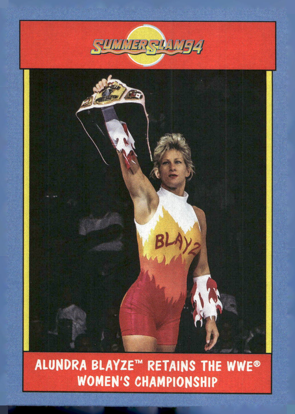 2017 Topps WWE Heritage #12 Alundra Blayze Thirty Years of SummerSlam