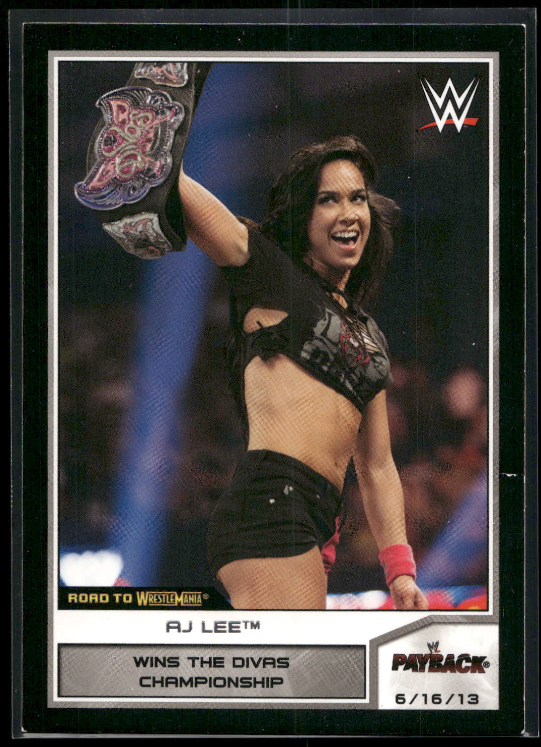 2014 Topps WWE Road to Wrestlemania #15 AJ Lee