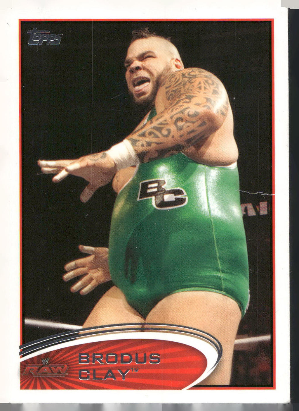 2012 Topps WWE #13 Brodus Clay
