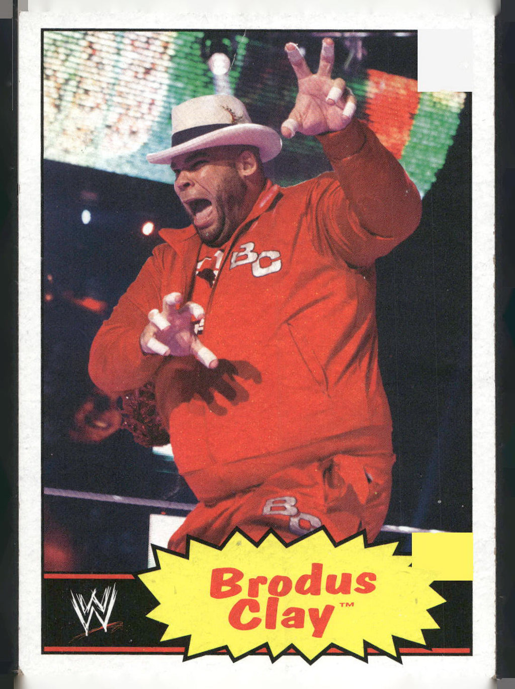 2012 Topps Heritage WWE #8 Brodus Clay