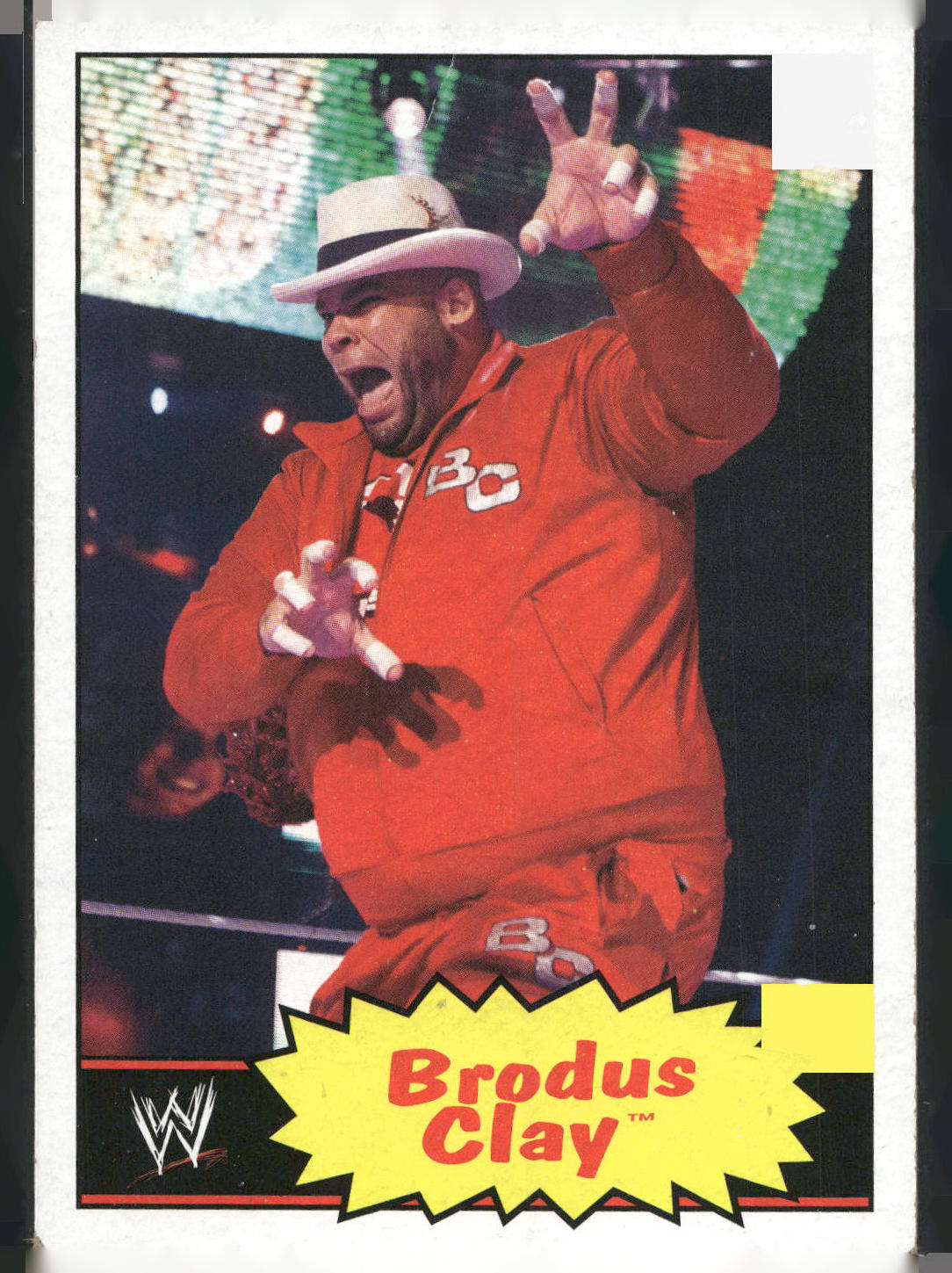 2012 Topps Heritage WWE #8 Brodus Clay