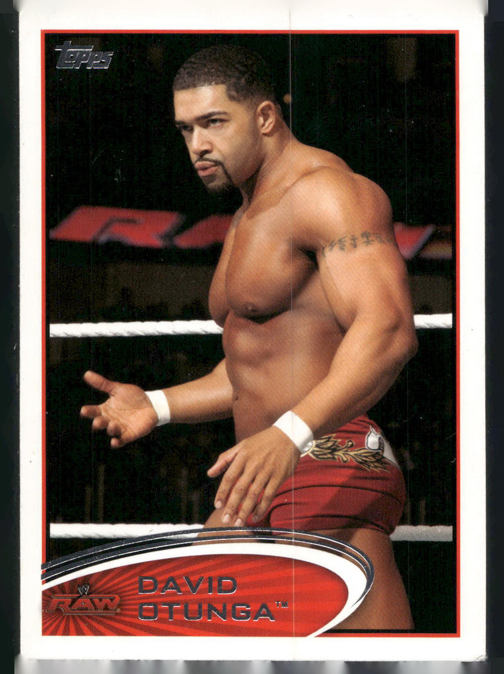 2012 Topps WWE #69 David Otunga