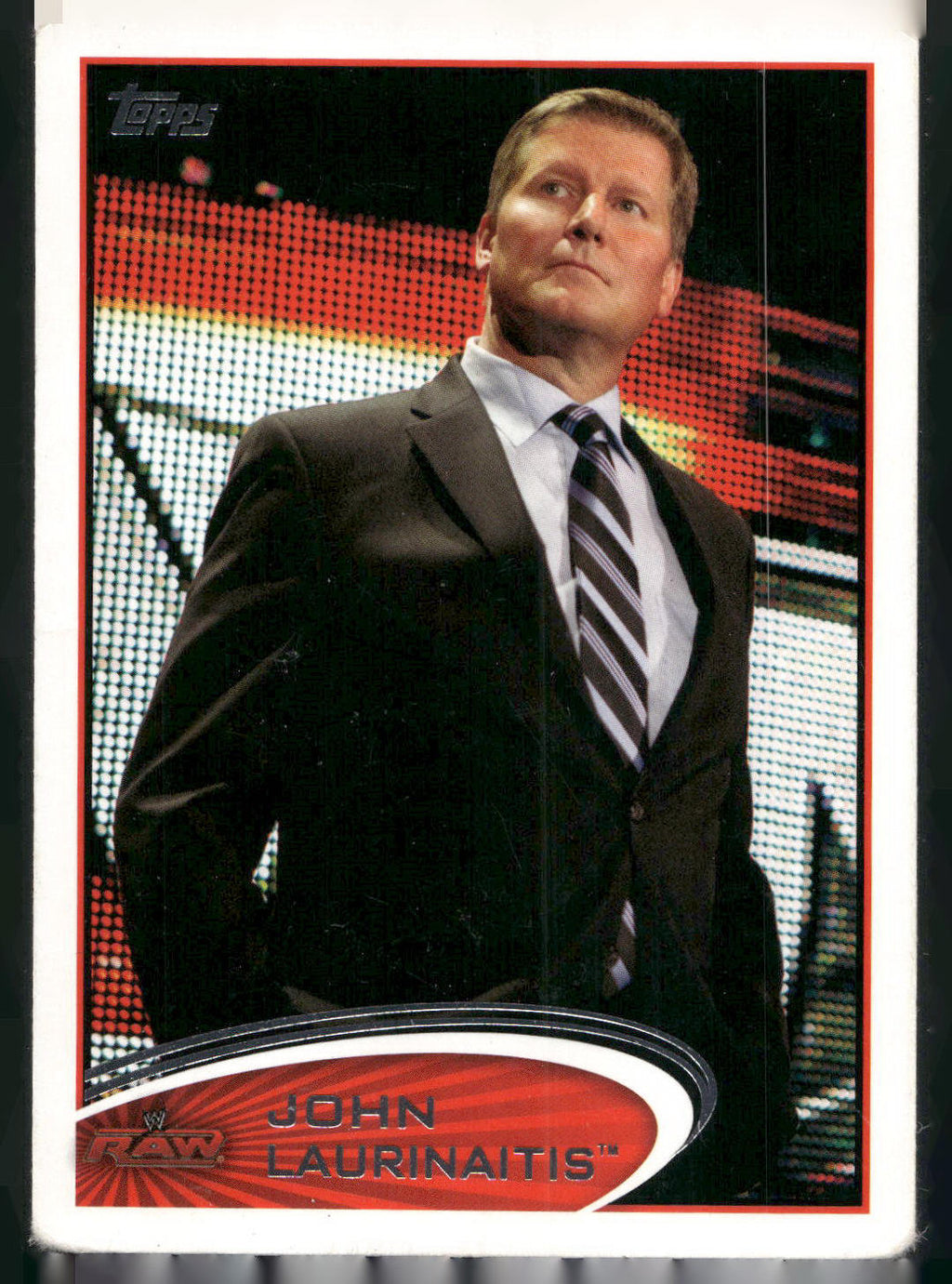 2012 Topps WWE #63 John Laurinaitis