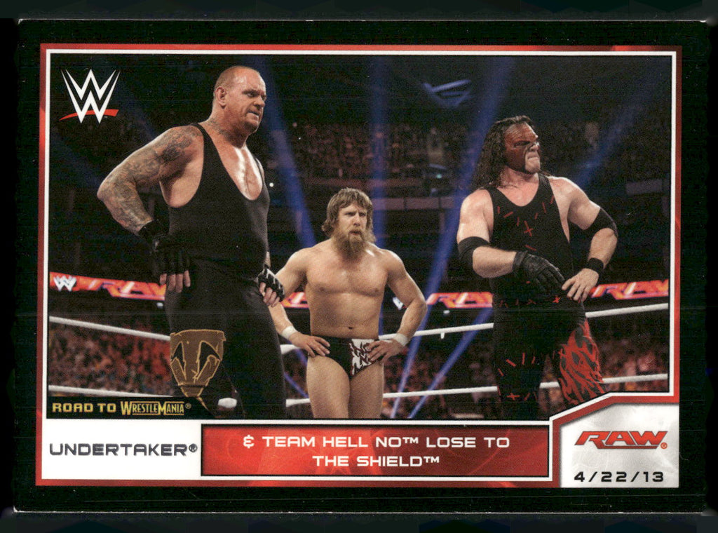 2014 Topps WWE Road to Wrestlemania #5 The Undertaker