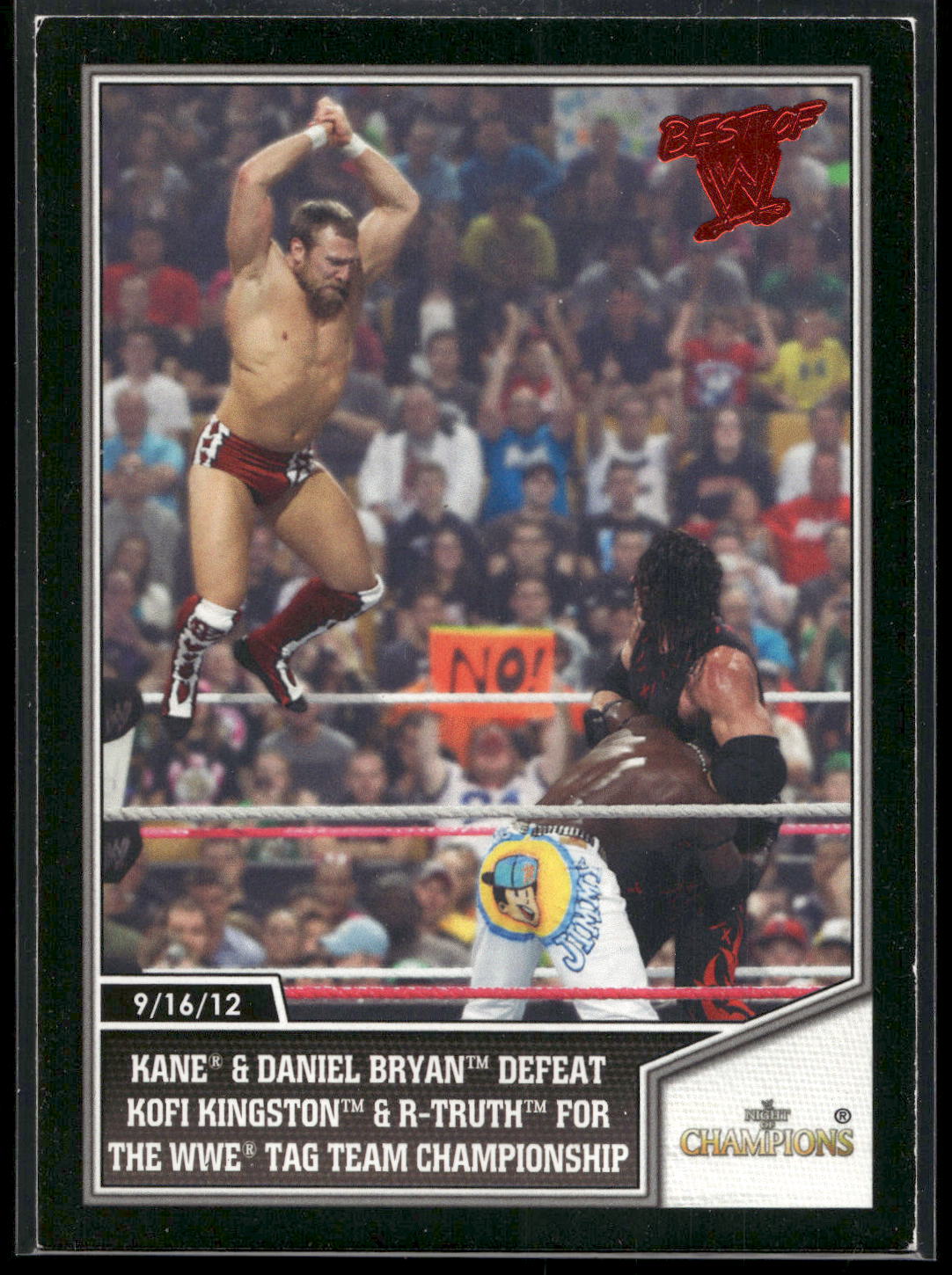 2013 Topps Best of WWE #49 Kane and Daniel Bryan Kofi Kingston and R-Truth