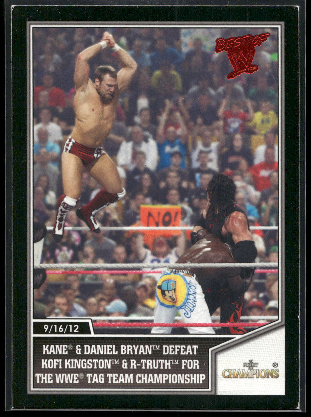 2013 Topps Best of WWE #49 Kane and Daniel Bryan Kofi Kingston and R-Truth
