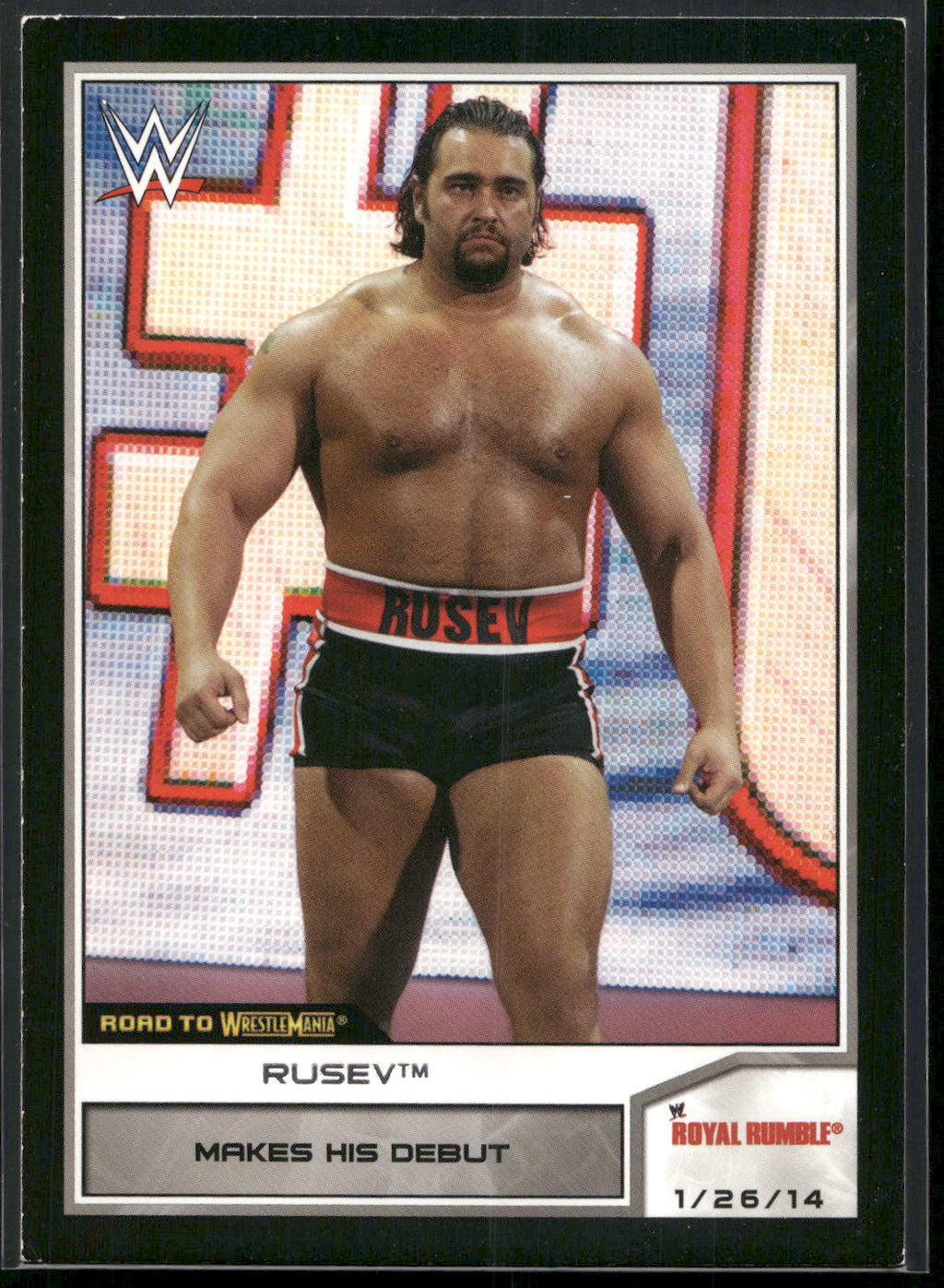 2014 Topps WWE Road to Wrestlemania #72 Rusev