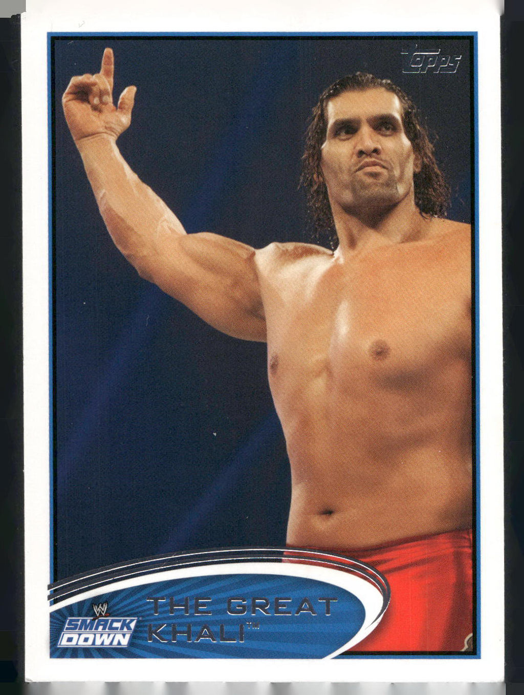 2012 Topps WWE #28 The Great Khali