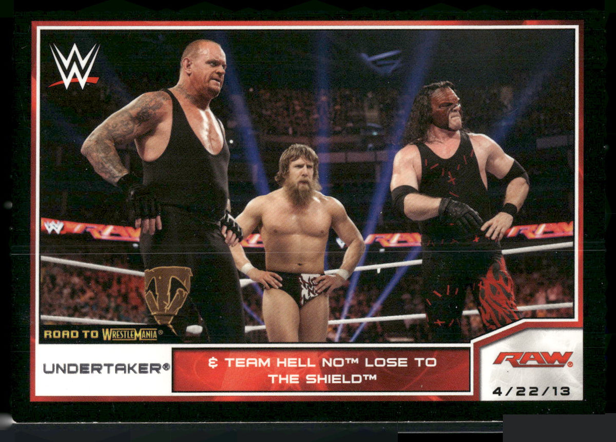 2014 Topps WWE Road to Wrestlemania #5 The Undertaker
