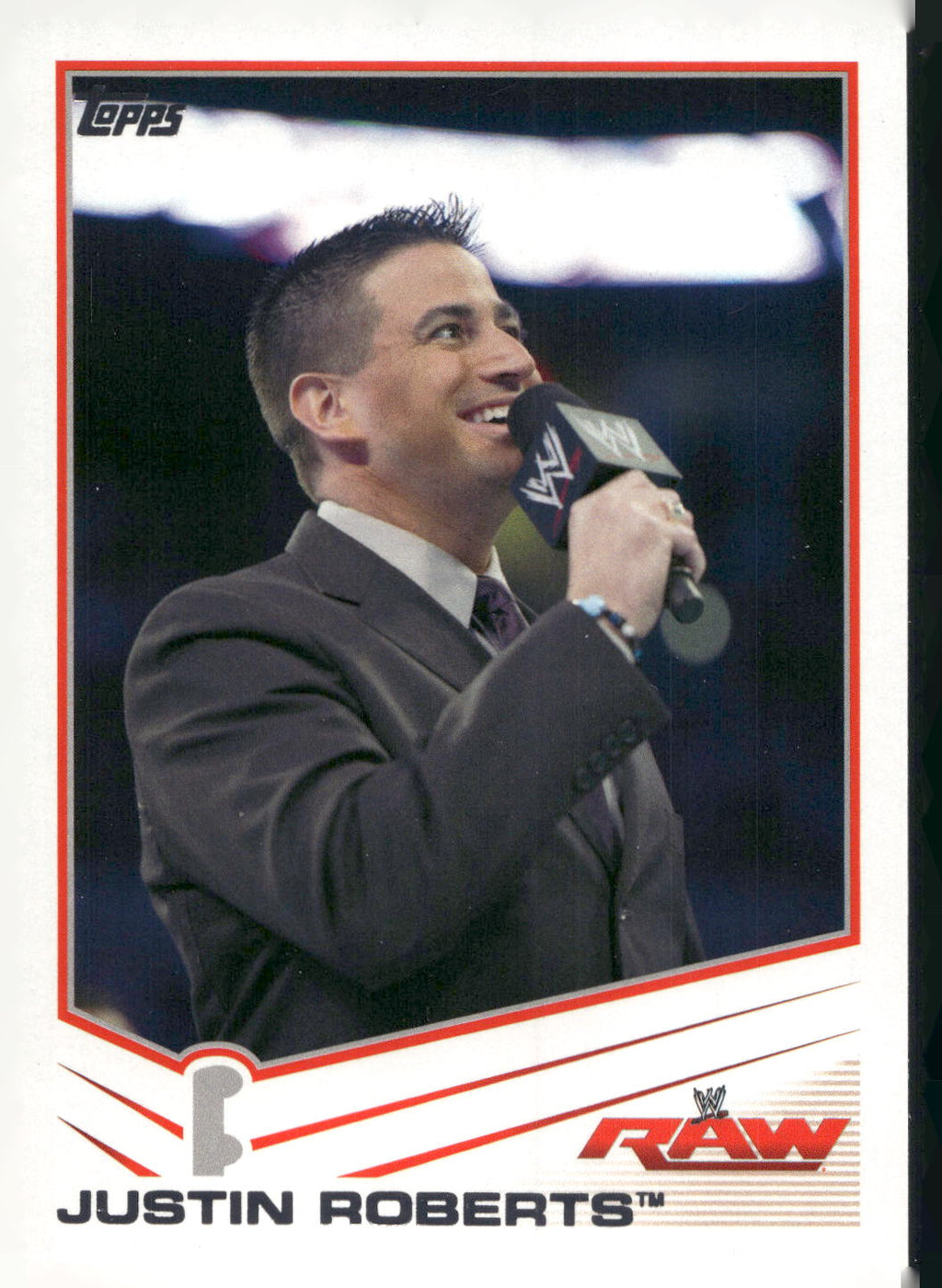 2013 Topps WWE #20 Justin Roberts