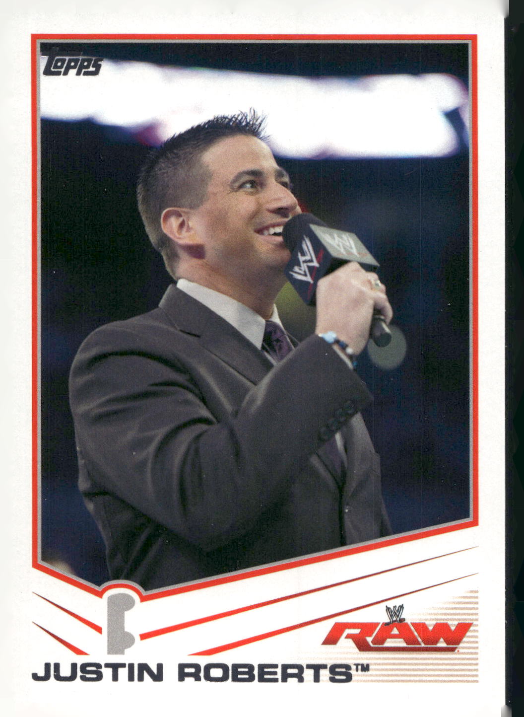 2013 Topps WWE #20 Justin Roberts