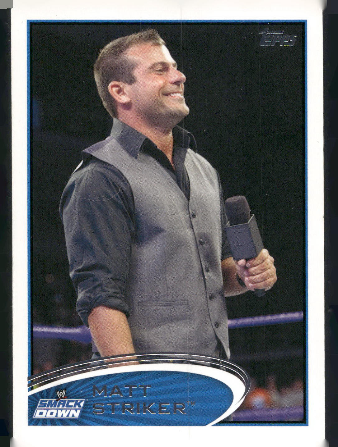 2012 Topps WWE #24 Matt Striker