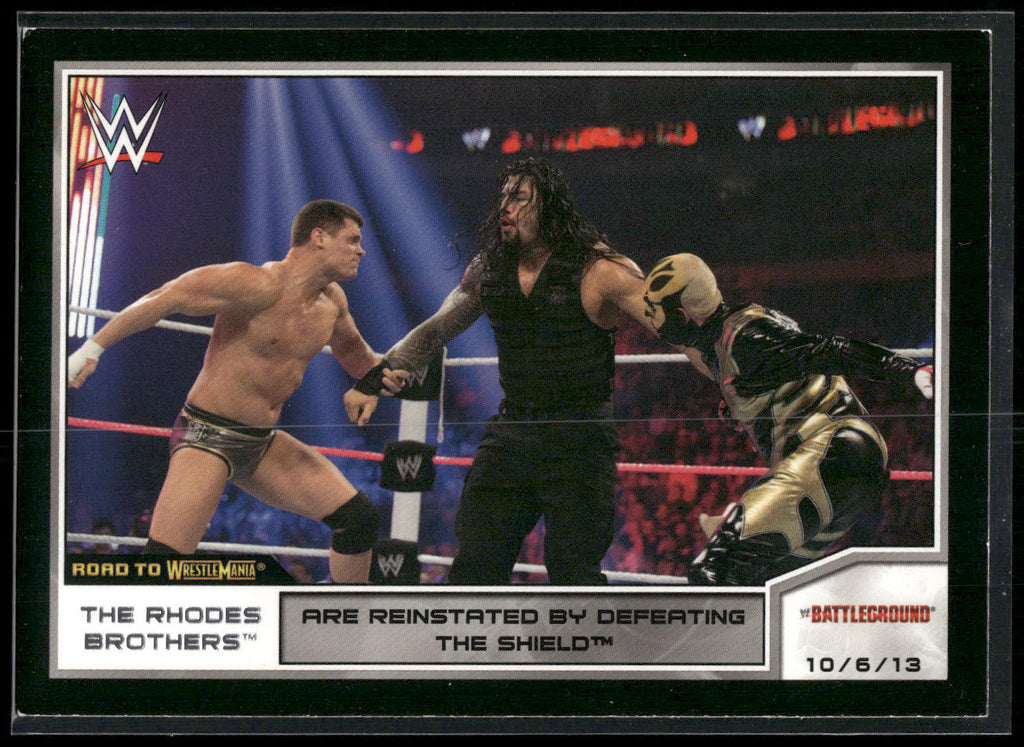 2014 Topps WWE Road to Wrestlemania #47 The Rhodes Brothers