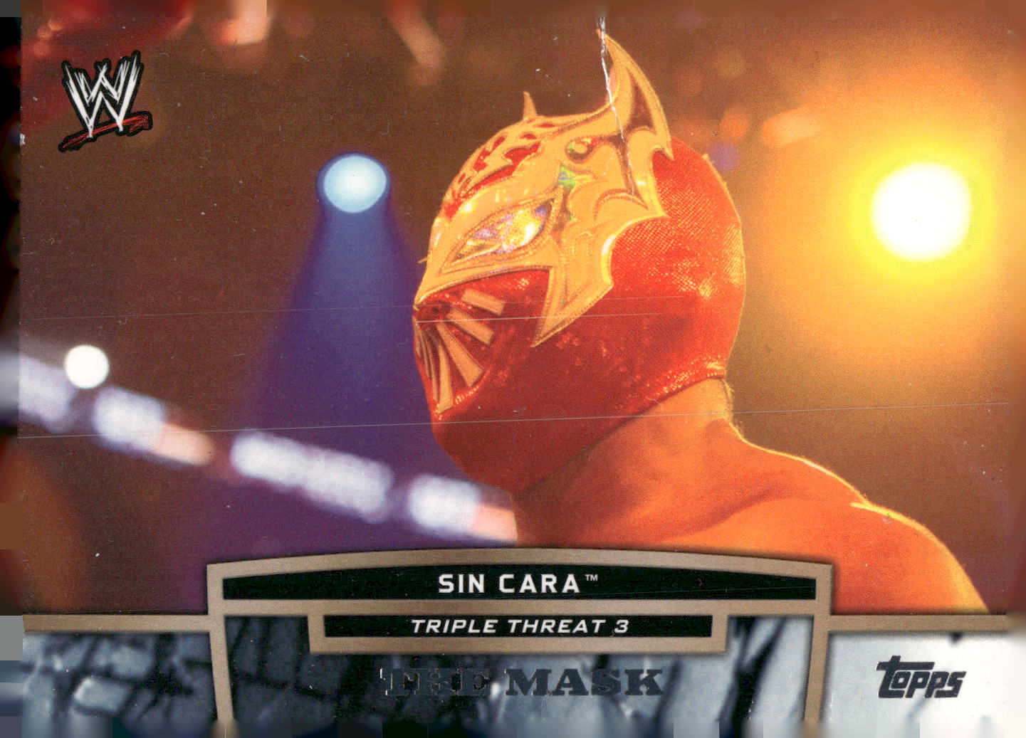 2013 Topps WWE #TT9-2 Sin Cara Triple Threat Tier 2