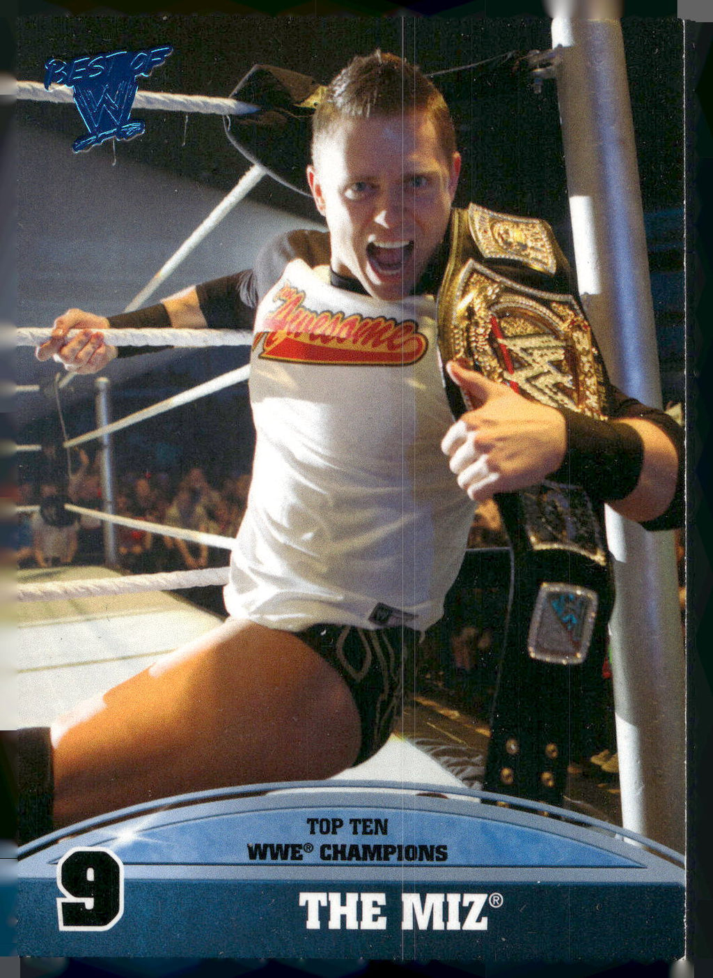 2013 Topps Best of WWE #9 The Miz Top 10 WWE Champions
