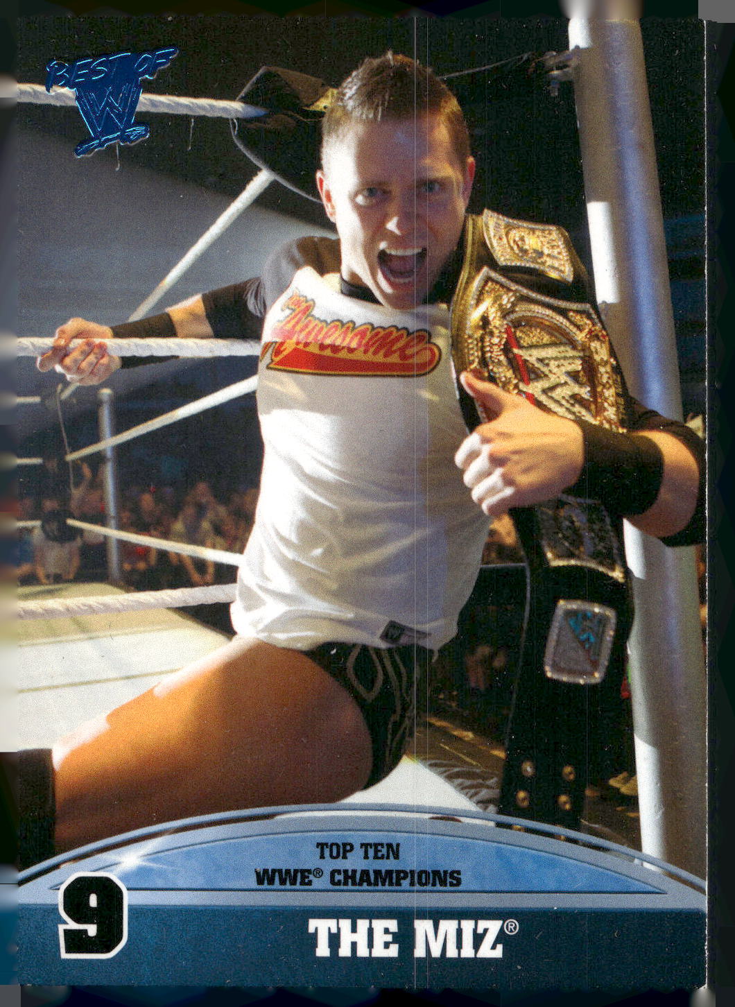 2013 Topps Best of WWE #9 The Miz Top 10 WWE Champions