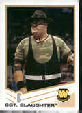 2013 Topps WWE #105 Sgt. Slaughter